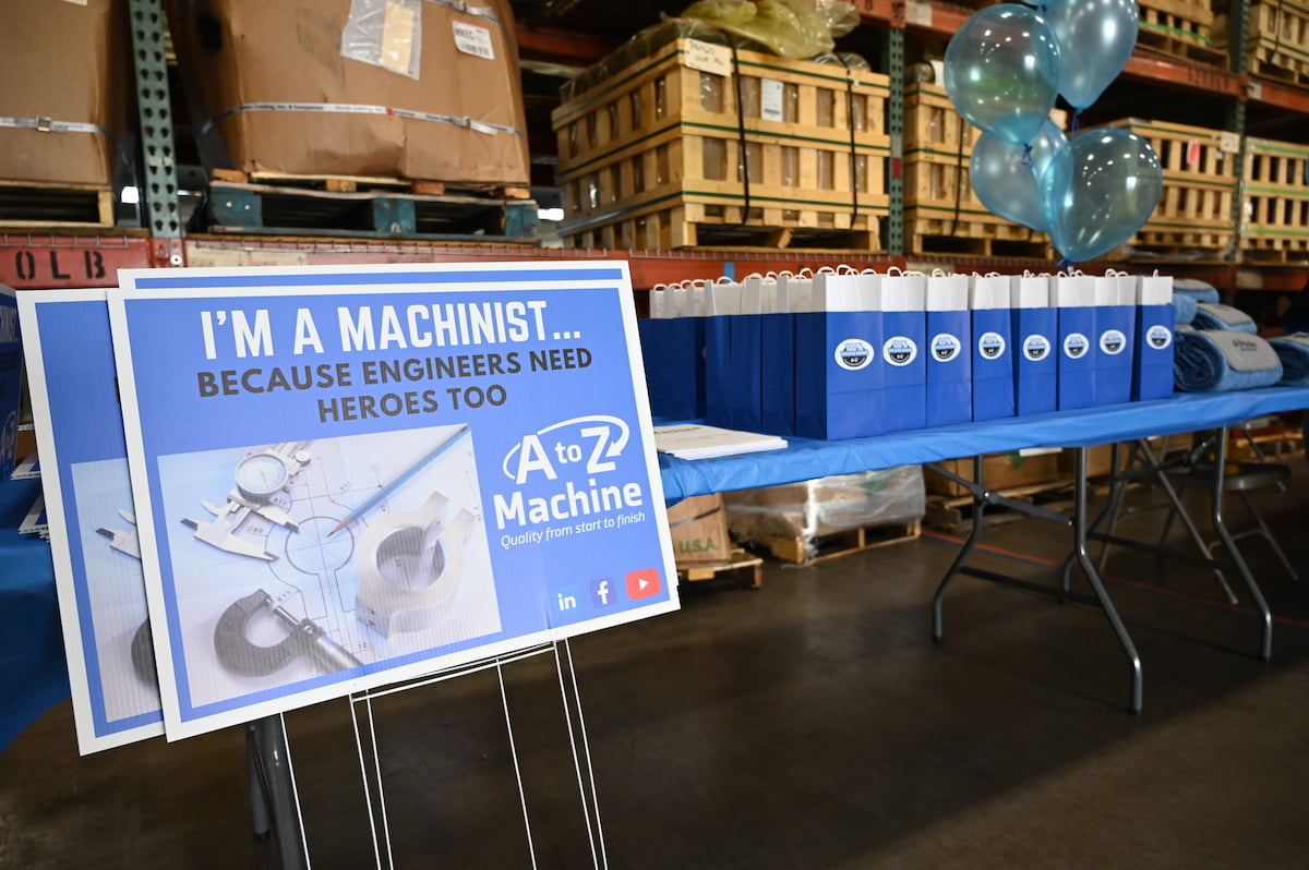 A to Z Machine employee appreciation event